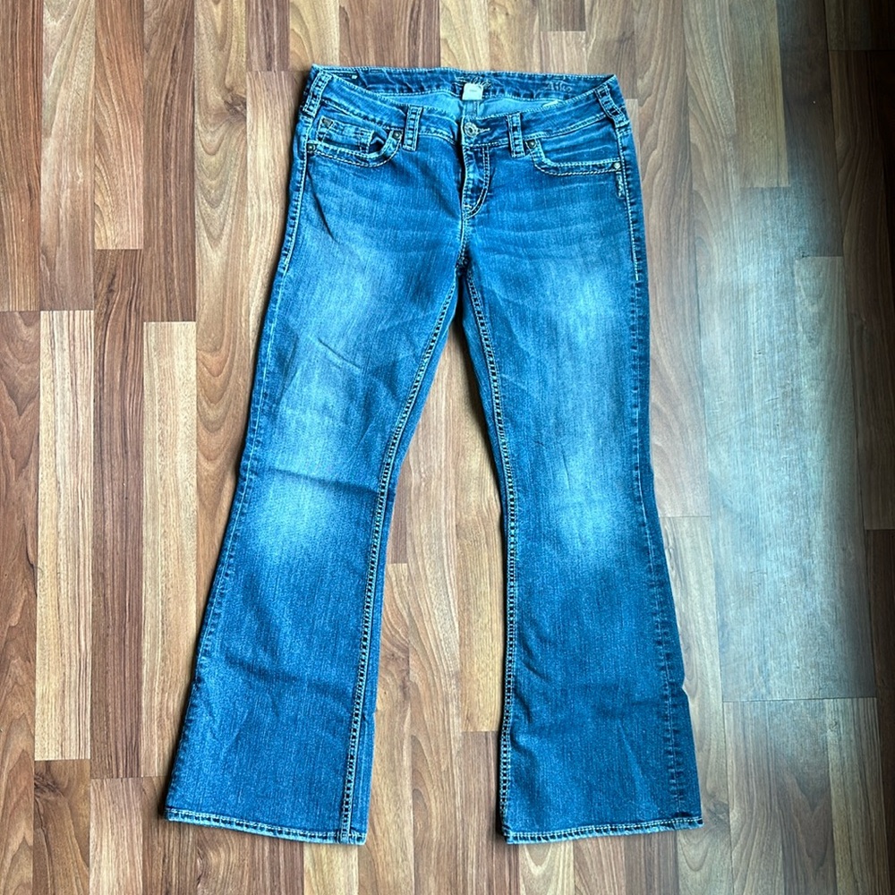 Silver Aiko Jeans